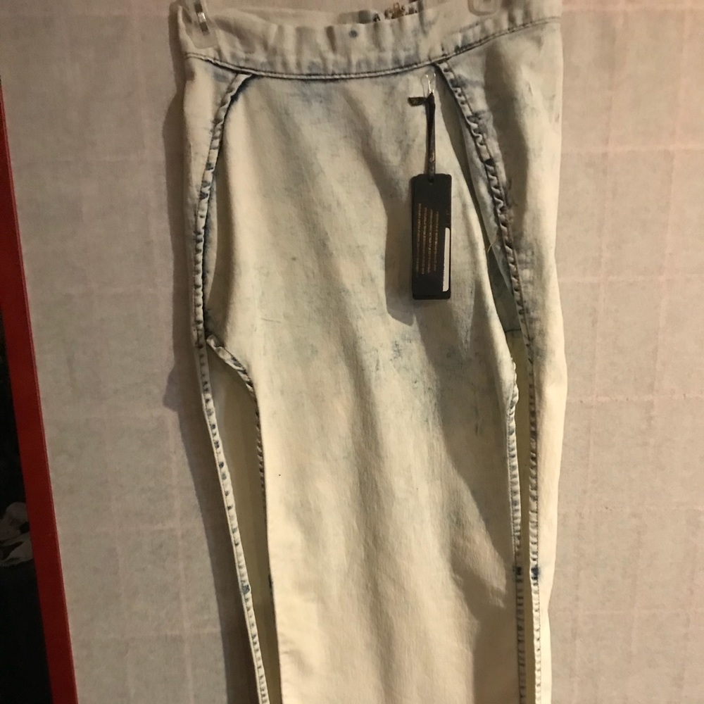Brand New Sexy Splited  Jean Skirt, Stretchy